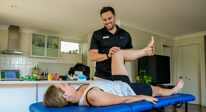 noble physiotherapy at home leg physio
