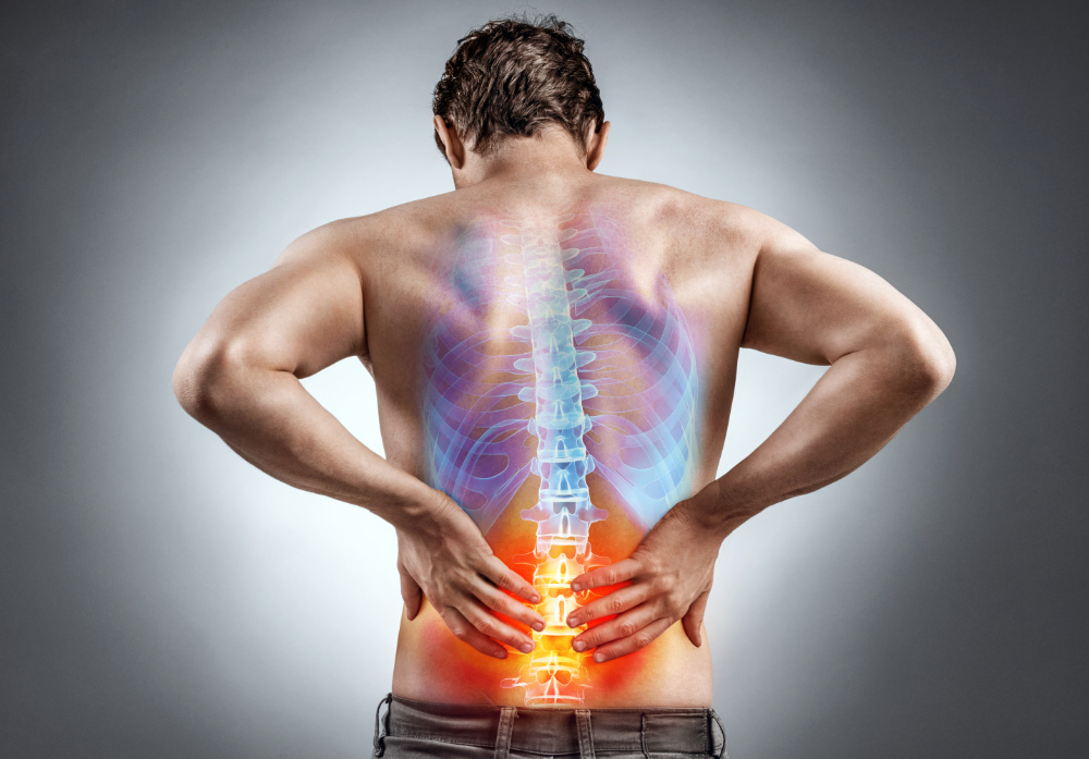 Man with back pain